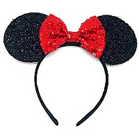 Red Mouse Ears, Rainbow Mouse Ears, Sparkly Mouse Ears, Mouse Ears, Electrical Parade Ears