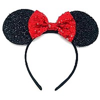 Red Mouse Ears, Rainbow Mouse Ears, Sparkly Mouse Ears, Mouse Ears, Electrical Parade Ears