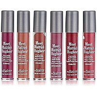 Thebalm Meet Matt(E) Hughes 6 Mini Long-Lasting Liquid Lipsticks, Volume 2