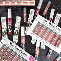 Thebalm Meet Matt(E) Hughes 6 Mini Long-Lasting Liquid Lipsticks, Volume 2