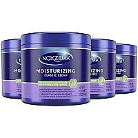 Noxzema Classic Clean Original Deep Cleansing Cream for Soft & Smooth Skin - Real Eucalytpus Extract Noxzema Moisturizing Cleansing Cream Face Wash, Soybean Oil Noxzema Cream Cleanser, 12 Oz Ea (Pack of 4)