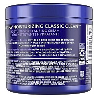 Noxzema Classic Clean Original Deep Cleansing Cream for Soft & Smooth Skin - Real Eucalytpus Extract Noxzema Moisturizing Cleansing Cream Face Wash, Soybean Oil Noxzema Cream Cleanser, 12 Oz Ea (Pack of 4)