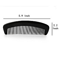 Exquisite Natural Ox Horn Hair Comb 100% Handmade Premium Quality Anti-Static Comb Without Handle (Type Standard tooth)