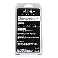 NAIL-AID No-light Gel Top Coat, Clear, 0.55 Fluid Ounce