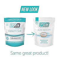 Epsoak Epsom Salt 10 lbs. (Qty. 2, 5 lb. Bags) Magnesium Sulfate USP