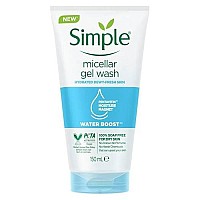 Simple Water Boost Micellar Facial Gel Wash Sensitive Skin 5 oz