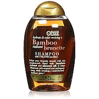 OGX Hydrate & Tone Reviving + Bamboo Radiant Brunette Shampoo, 13 Ounce