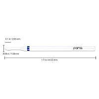 Pana 3/32 Cuticle Clean Safety Nail Ceramic White Carbide Bit (Grit: Medium - M) for Electric Dremel Drill Machine