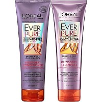 L'Oreal Paris EverPure Frizz-defy Bundle: Shampoo & Conditioner, 8.5 OunceEach