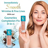 Veil Cosmetics Sunset Light 3-in-1 Face Primer Serum Mixing Base | Oil-Free & Anti-Aging | Pore Minimizing & Hydrating | Plant-Based, Vegan Ingredients & Cruelty-Free