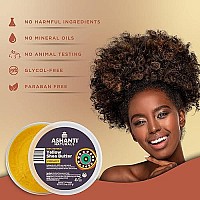 Ashanti Naturals Yellow Whipped Raw Shea Butter | Unrefined African Shea Butter | Creamy Moisturizer for Easy Application - 15 oz