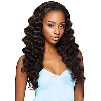 OUTRE Synthetic Hair Half Wig Quick Weave Ashani (1B)