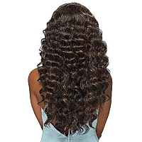 OUTRE Synthetic Hair Half Wig Quick Weave Ashani (1B)