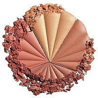 Milani Color Harmony Blush Palette - Bronze Burst (0.3 Ounce) Vegan, Cruelty-Free Powder Blush Compact - Shape, Contour & Highlight Face with 4 Matte Shades