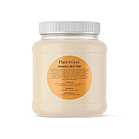 Raw Mango Butter 3 lbs. Bulk Jar - 100% Pure Natural Unrefined - Great for Skin, and Hair Growth. DIY Soap Making, Body Butters, Lotions and Creams.