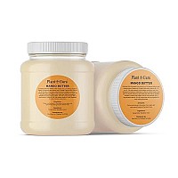 Raw Mango Butter 3 lbs. Bulk Jar - 100% Pure Natural Unrefined - Great for Skin, and Hair Growth. DIY Soap Making, Body Butters, Lotions and Creams.