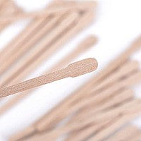 Whaline Wax Spatulas 400 Packs Small Wooden Waxing Applicator Sticks Face & Eyebrows Hair Removal Sticks