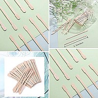 Whaline Wax Spatulas 400 Packs Small Wooden Waxing Applicator Sticks Face & Eyebrows Hair Removal Sticks