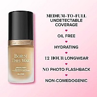 Too Faced Born This Way Foundation New! Almond - Very Fair w/ Golden Undertones