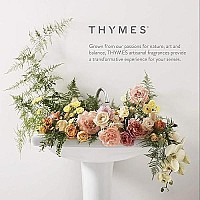 Thymes - Goldleaf Perfumed Body Wash with Pump - Luxury Floral Shower Gel for Women - 9.25 oz