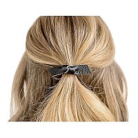 1907 Leather Bow Hair Tie, Camel NHH038