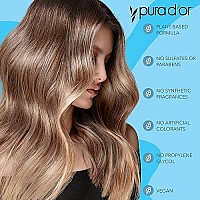 PURA D'OR Hair Thinning Therapy Biotin Shampoo and Conditioner Set, CLINICALLY TESTED Proven Results, DHT Blocker Hair Thickening Products For Women & Men, Natural Routine Shampoo, Color Safe, 16oz x2