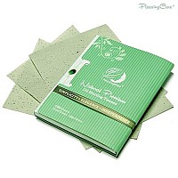 Makeup Mirror with Facial Oil Blotting Paper Sheets - Green Tea 100 Counts, Silver Compact Folding Cosmetic Travel Mirror