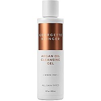 Georgette Klinger Argan Oil Cleansing Gel - Nourishing, Moisturizing, Antioxidant-Rich, With Deeply Healing Argan, Olive, And Bergamot Dissolve Existing Oils And Wash Away Dirt, Makeup - 6.7 oz