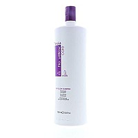 Fanola No Yellow Shampoo 33.8oz / 2pk - Color Depositing Purple Shampoo for Blonde, Silver, Gray, and Highlighted Hair - Anti Brass Shampoo Toner to Remove Yellow Tones & Brassiness from Bleached Hair