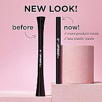 IT Cosmetics Superhero Liquid Eyeliner Pen, Black - 24-Hour Waterproof Formula Wont Smudge or Fade - With Peptides, Collagen, Biotin & Kaolin Clay - 0.18 fl oz