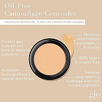 Glo Skin Beauty Oil-Free Camouflage Concealer - Correct and Conceal Imperfections, Blemishes & Dark Spots, Nourishing Makeup for a More Even Complexion (Golden)