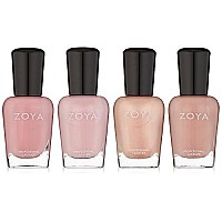 Zoya Polish Quad Nail Polish, Under The Mistletoe, 0.5 Fl Oz (Pack of 4)