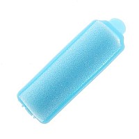 Pengxiaomei 12Pcs Foam Sponge Hair Rollers, Blue Hair Curlers Bouncy Curls Style Tools Accessories