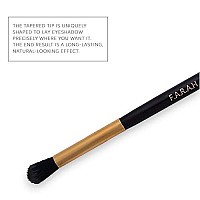 Premium Quality Tapered Blending 35E Makeup Brush Perfect For Blending Liquid, Cream or Flawless Powder Cosmetics - Buffing, Stippling, Concealer by F.A.R.A.H Brushes