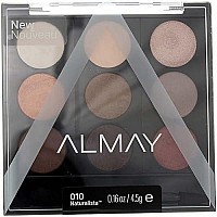 Almay Palette Pops, Naturalista, 0.16 oz, eyeshadow palette, Powder,Creamy