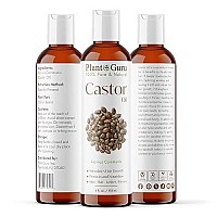 Castor Oil 4 oz Cold Pressed 100% Pure Natural Carrier - Skin, Face, Body, Eyebrows, Eyelashes, and Hair Growth Moisturizer, Hexane-Free. Great for DYI Creams, Lotions, Scalp Treatments, and Lip Balms