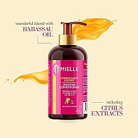 Mielle Organics Pomegranate & Honey Leave-In Conditioner, Moisturizing Curl Primer and Detangler, Repair Damage and Prevent Frizz, Treatment For Thick Curly Hair Type 4 Hair, 12-Fluid Ounces