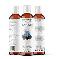 Black Cumin Seed Oil 4 oz Virgin, Unrefined Cold Pressed 100% Pure Natural - Skin, Body and Hair. Great For Eczema