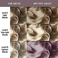 MANIC PANIC Amethyst Ashes Hair Dye - Classic High Voltage - Semi-Permanent Hair Color - Smokey Grey With Cool Purple Tones - Vegan, PPD & Ammonia Free - For Coloring Hair on Women & Men