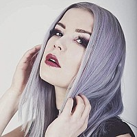 MANIC PANIC Amethyst Ashes Hair Dye - Classic High Voltage - Semi-Permanent Hair Color - Smokey Grey With Cool Purple Tones - Vegan, PPD & Ammonia Free - For Coloring Hair on Women & Men