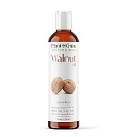 Walnut Oil 4 fl. oz. - Cold Pressed 100% Pure Natural - Skin, Body, Face, and Hair Growth Moisturizer. Great For Creams, Lotions, Lip balm and Soap Making