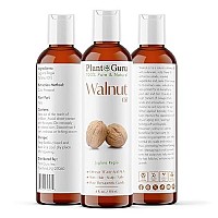 Walnut Oil 4 fl. oz. - Cold Pressed 100% Pure Natural - Skin, Body, Face, and Hair Growth Moisturizer. Great For Creams, Lotions, Lip balm and Soap Making