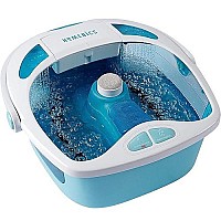 HoMedics Shower Bliss Foot Spa, Shower Massage Water Jets, Pedicure Center with 3 Attachments, Toe-Touch Control, FB-625H