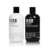 Verb Ghost Shampoo & Conditioner Duo - Vegan Shampoo and Conditioner Set -- Weightless, Anti-Frizz Hydrating Shampoo and Conditioner Promotes Shine and Strength, 12 fl oz