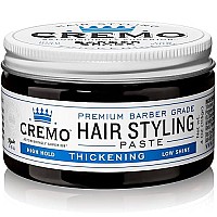 Cremo Premium Barber Grade Hair Styling Thickening Paste, High Hold, Low Shine, 4 Oz