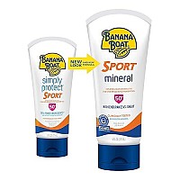 Banana Boat Sport 100% Mineral Sunscreen Lotion, Broad Spectrum, SPF 50+, 6oz.