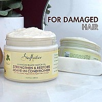 Shea Moisture Shampoo 16 Fl Oz, Conditioner 13 Fl Oz with Leave in Conditioner 15 Oz & Treatment Masque 12 Oz, Jamaican Black Castor Oil for Hair Growth, Strengthen & Restore, Curly Hair Products