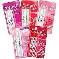 Softlips Lip Protectant 6 Flavor Ultimate Holiday Variety Pack (10 Sticks)