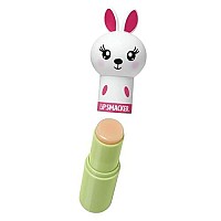 Lip Smacker Lippy Pal Bunny Rabbit Flavored Lip Balm Hoppy Carrot Cake | Clear Matte | For Kids, Men, Women | Stocking Stuffer | Christmas Gift