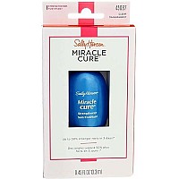 Sally Hansen Miracle Cure Strengthener Clear 0.45 Ounce (13.3ml) (2 Pack)